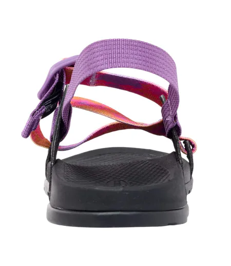Womens/ladies Lowdown Tie Dye Slides Glow Orange Chaco