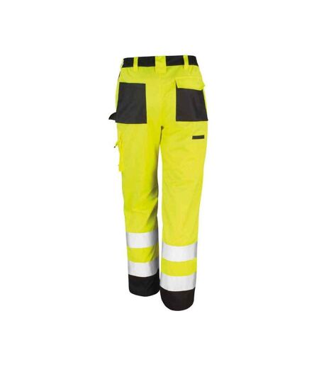 Pantalon cargo adulte jaune fluo SAFE-GUARD by Result