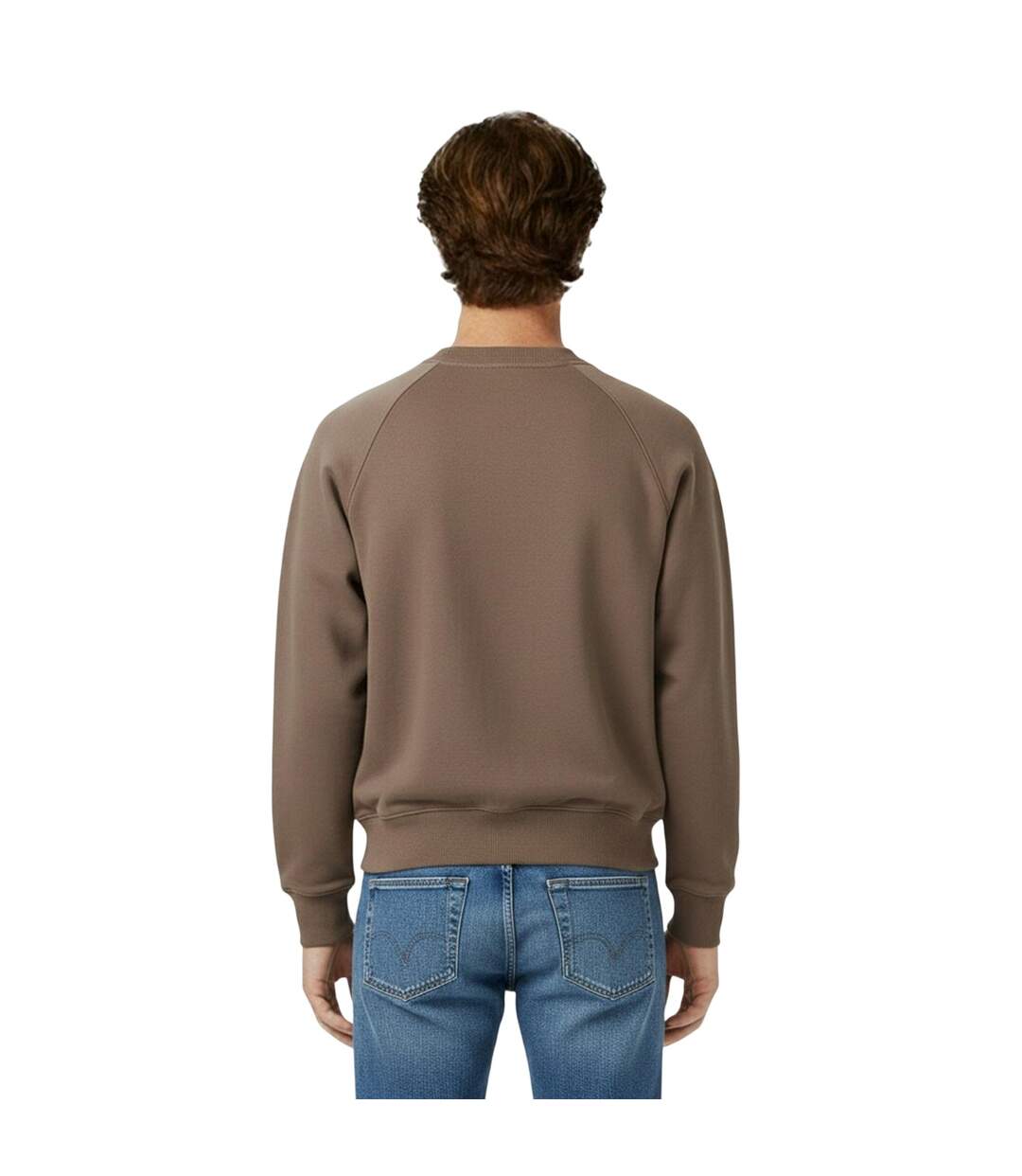 Mens Jacquard Crew Neck Sweatshirt Fawn Jack Wills-4