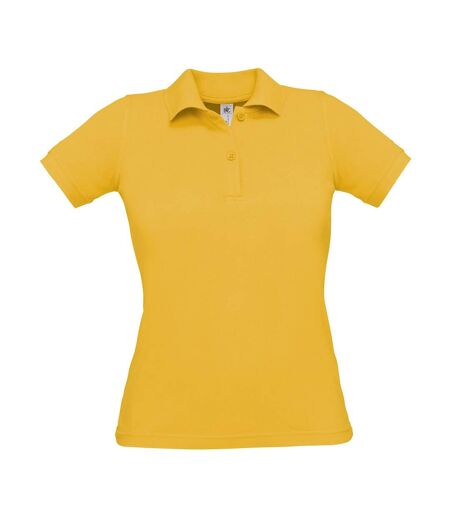 Polo manches courtes - femme - PW455 - jaune gold