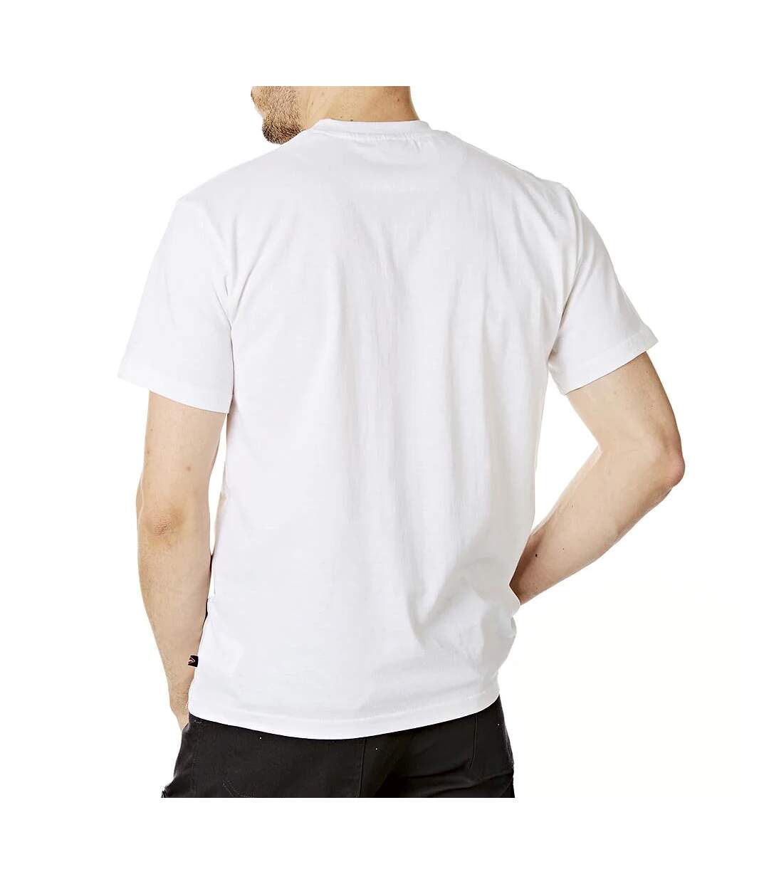 T-shirt homme blanc Lee Cooper-2