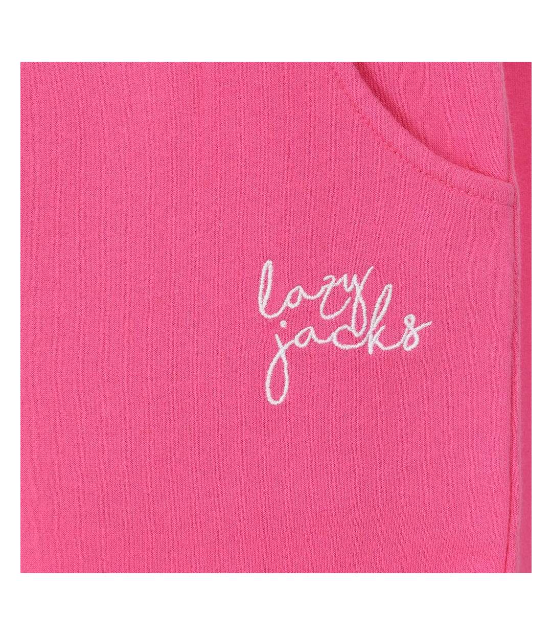 Short De Jogging Femme Sorbet Framboise Lazy Jacks-4
