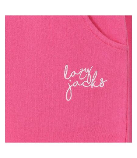 Short De Jogging Femme Sorbet Framboise Lazy Jacks