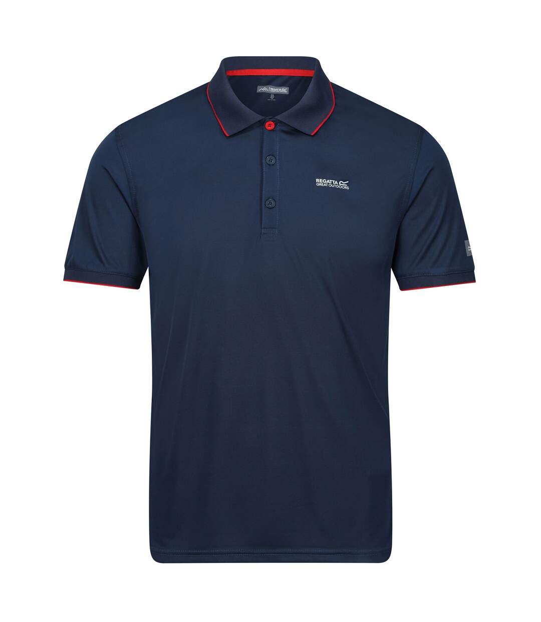 Polo remex homme denim sombre / rouge danger Regatta-1