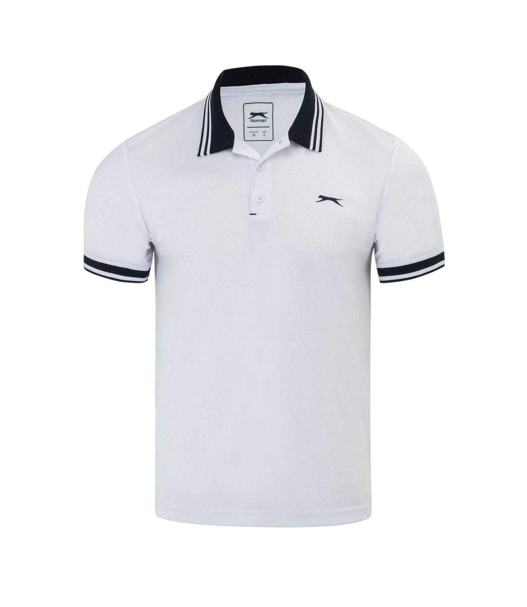 Polo Homme Blanc Slazenger-1