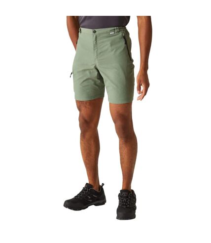 Short de marche leesville homme vert kaki Regatta