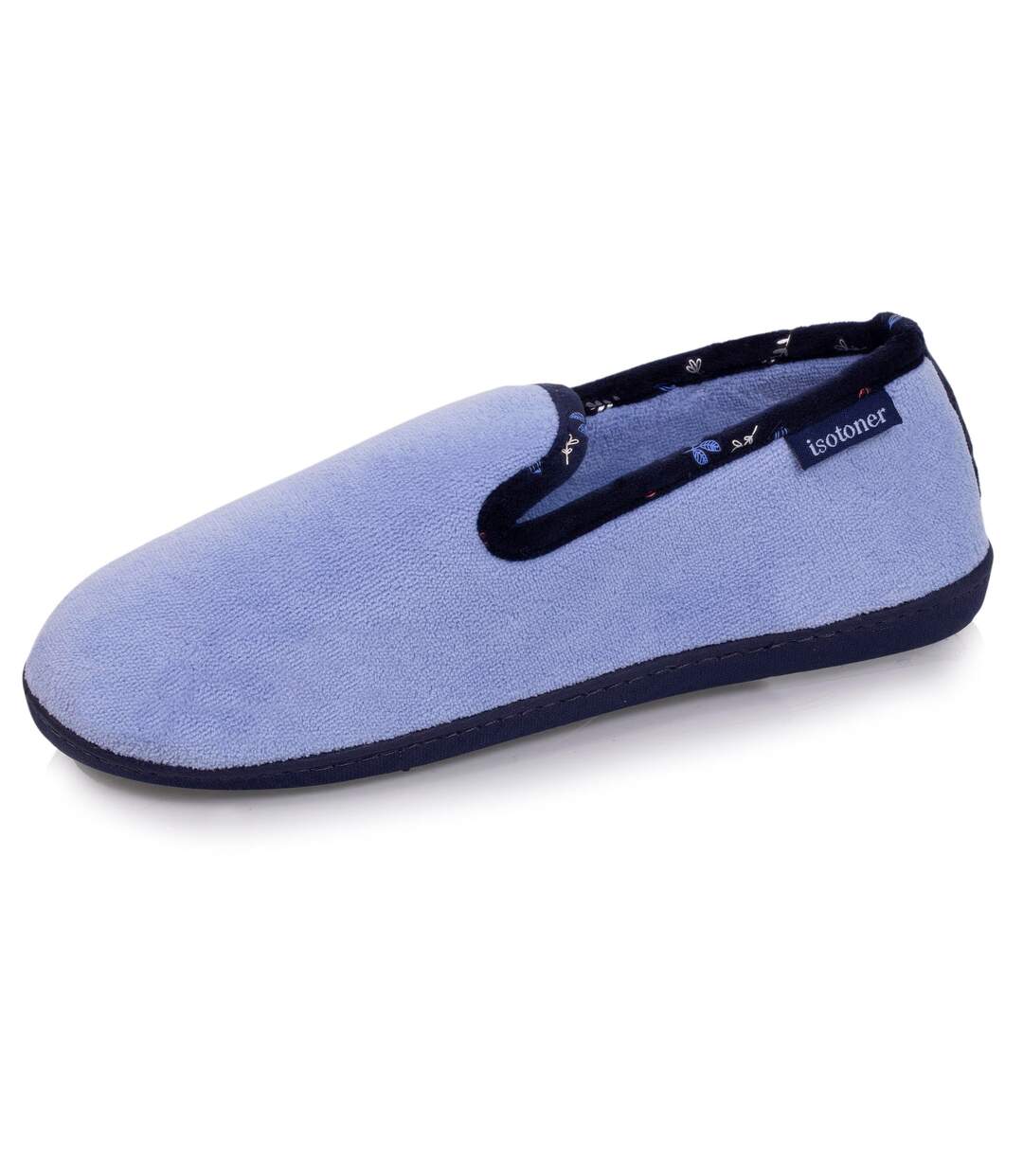 Isotoner Chaussons Charentaises femme très confortables, soutien voûte plantaire, mémoire de forme-1