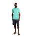 Mens danville pique t-shirt aqua marine Weird Fish-3