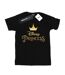Disney - T-shirt PRINCESS CROWN LOGO - Femme (Noir) - UTBI17864-1