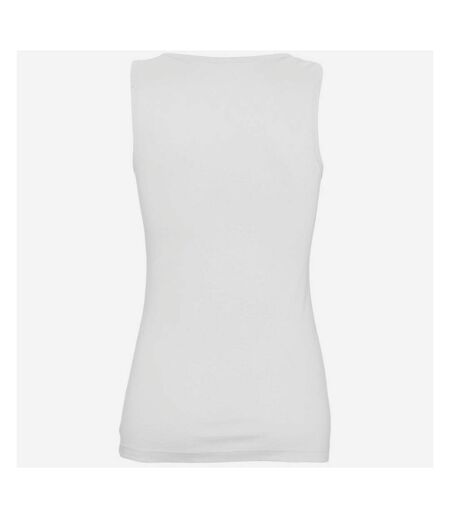 SOLS Womens/Ladies Jane Sleeveless Tank / Vest Top (White) - UTPC311
