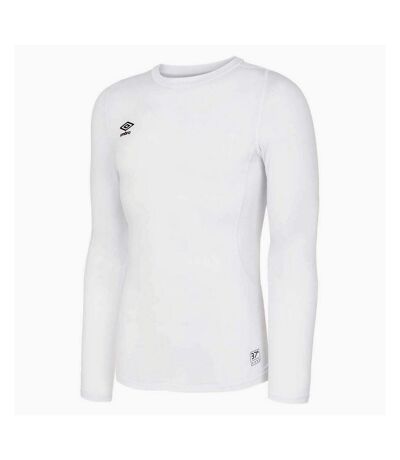 Umbro Mens Core Long-Sleeved Base Layer Top (White) - UTUO116