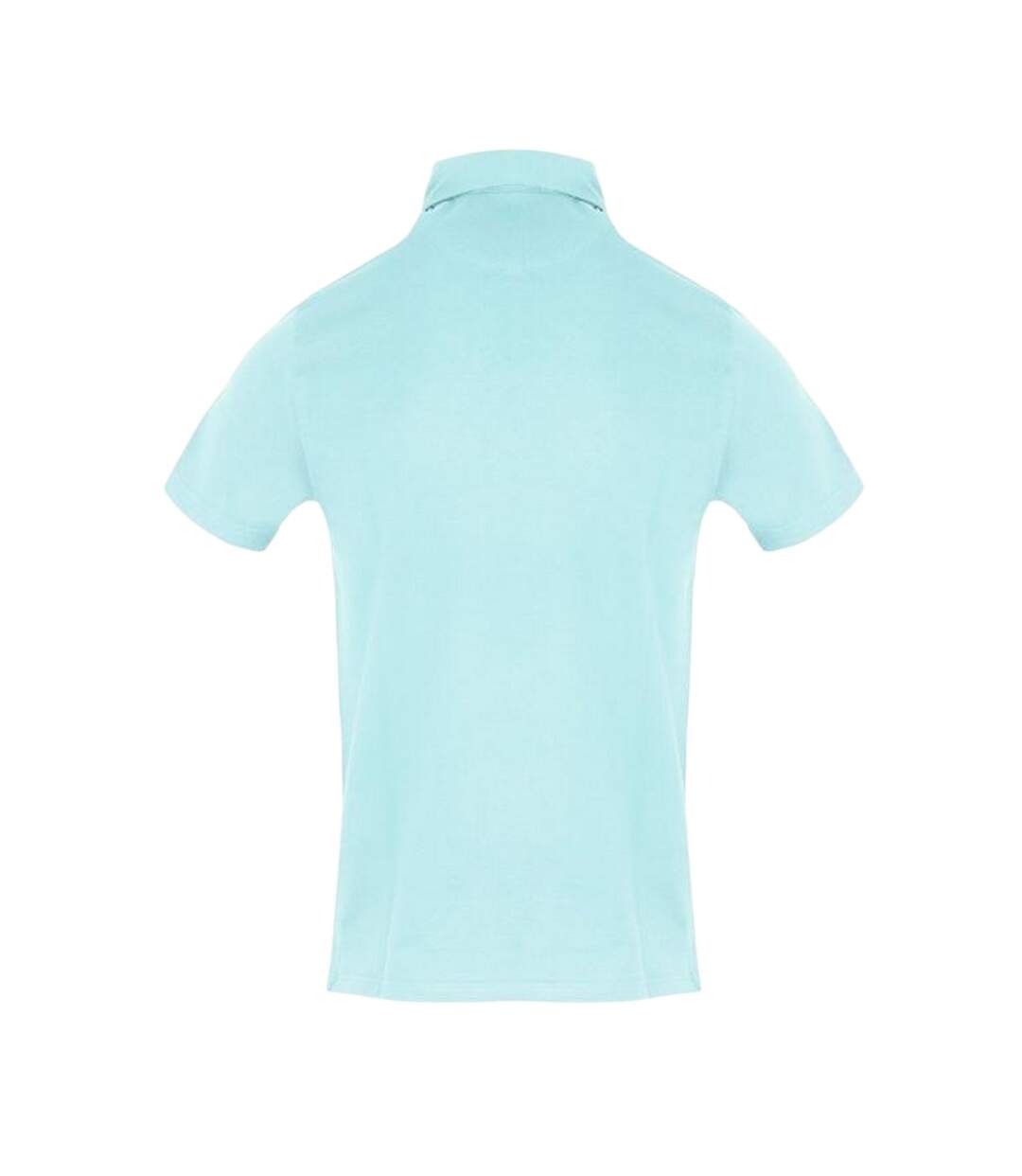 Polo Motif/style Col À Carreaux Homme Bleu Ciel Délavé Aquascutum-2