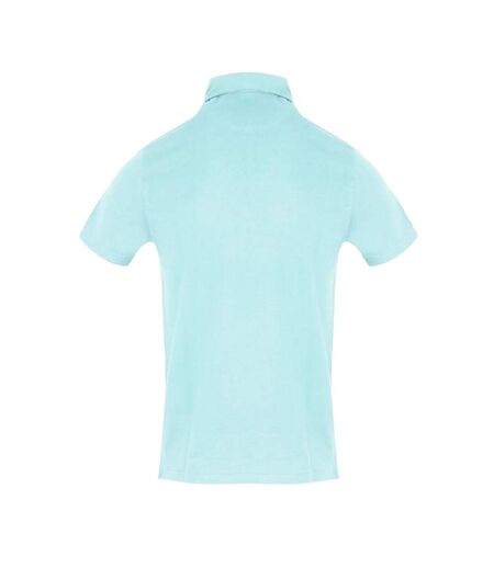 Polo Motif/style Col À Carreaux Homme Bleu Ciel Délavé Aquascutum
