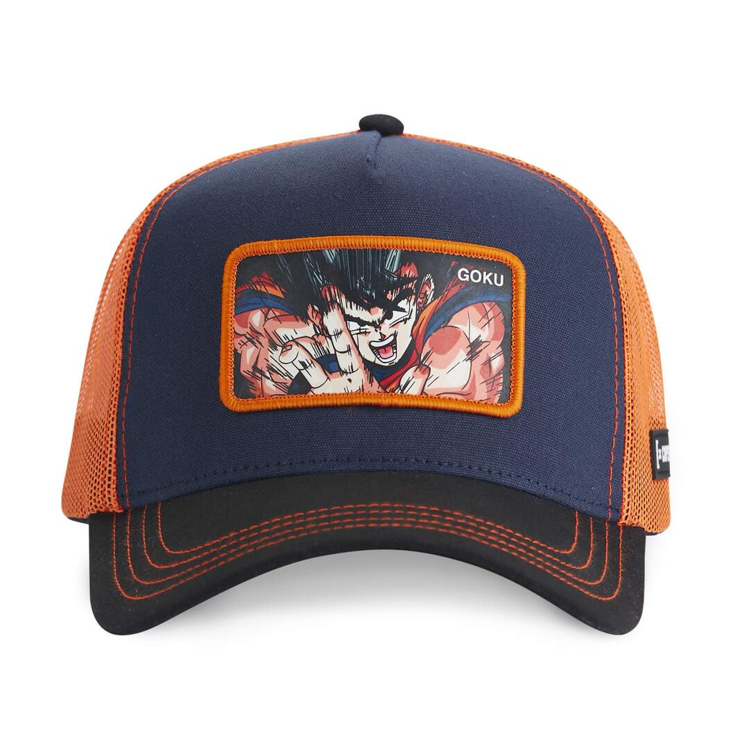 Casquette homme trucker en canvas de coton Dragon Ball Z Goku Capslab-2