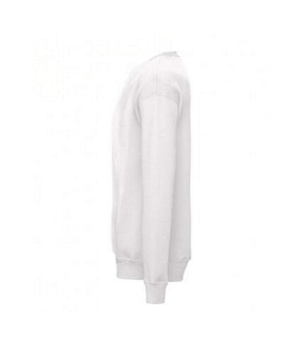 Bella + Canvas Adults Unisex Drop Shoulder Sweatshirt (White)