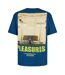T-shirt Motif/style Platine Boiler Room Homme Bleu Pleasures-3