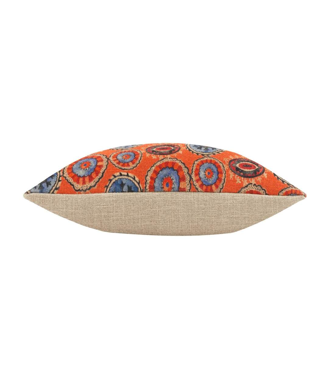 Akamba tribal rectangular cushion cover 50cm x 30cm tangerine Wylder