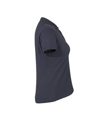 Womens/ladies Crossover Samos Polo Shirt Dark Navy Mascot