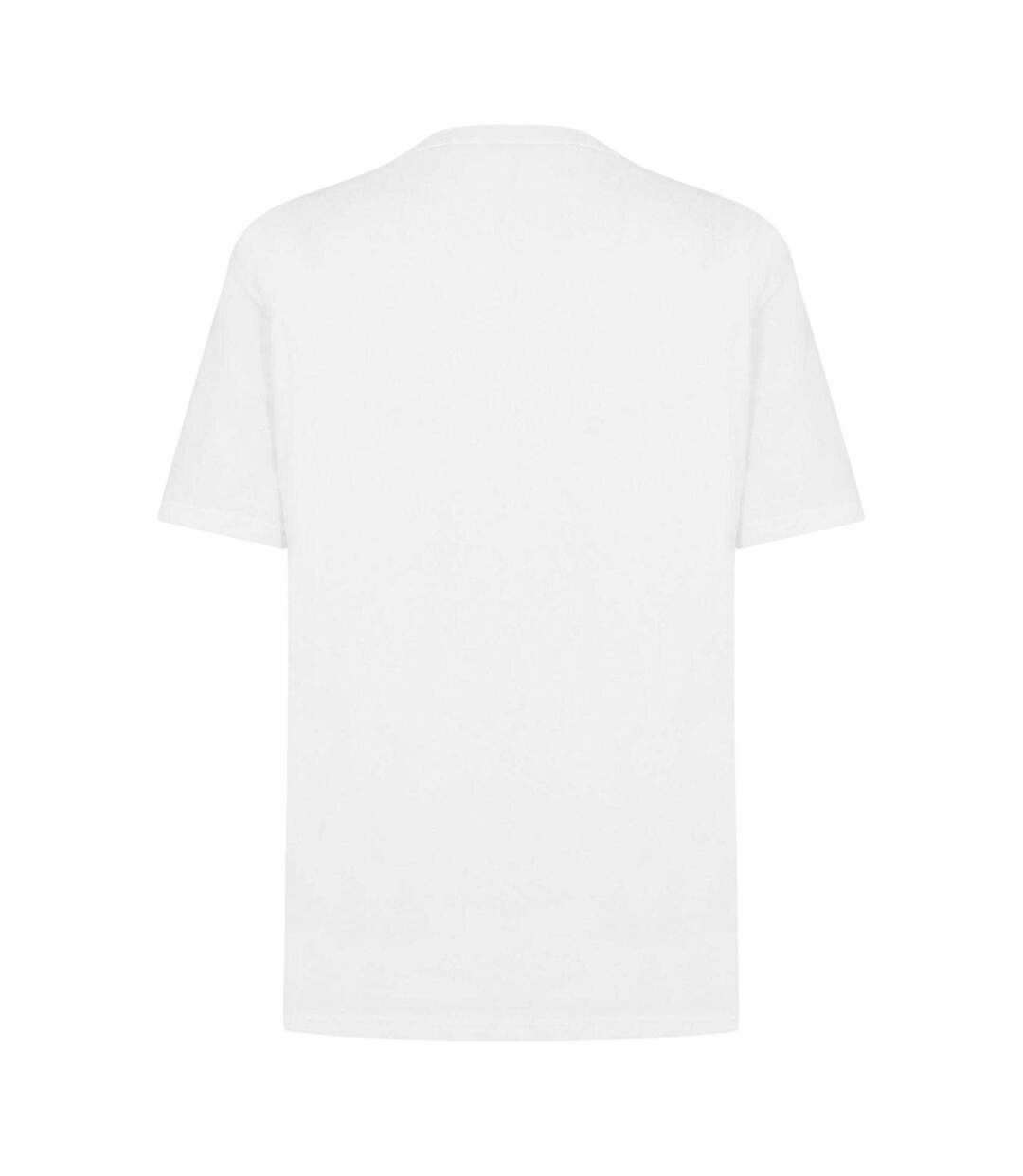 Mens Tape Regular T-shirt White Moschino-3