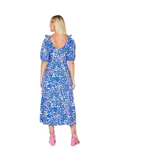 Robe mi-longue femme bleu Dorothy Perkins