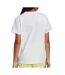 T-shirt Blanc Femme Adidas Collegiate - 34