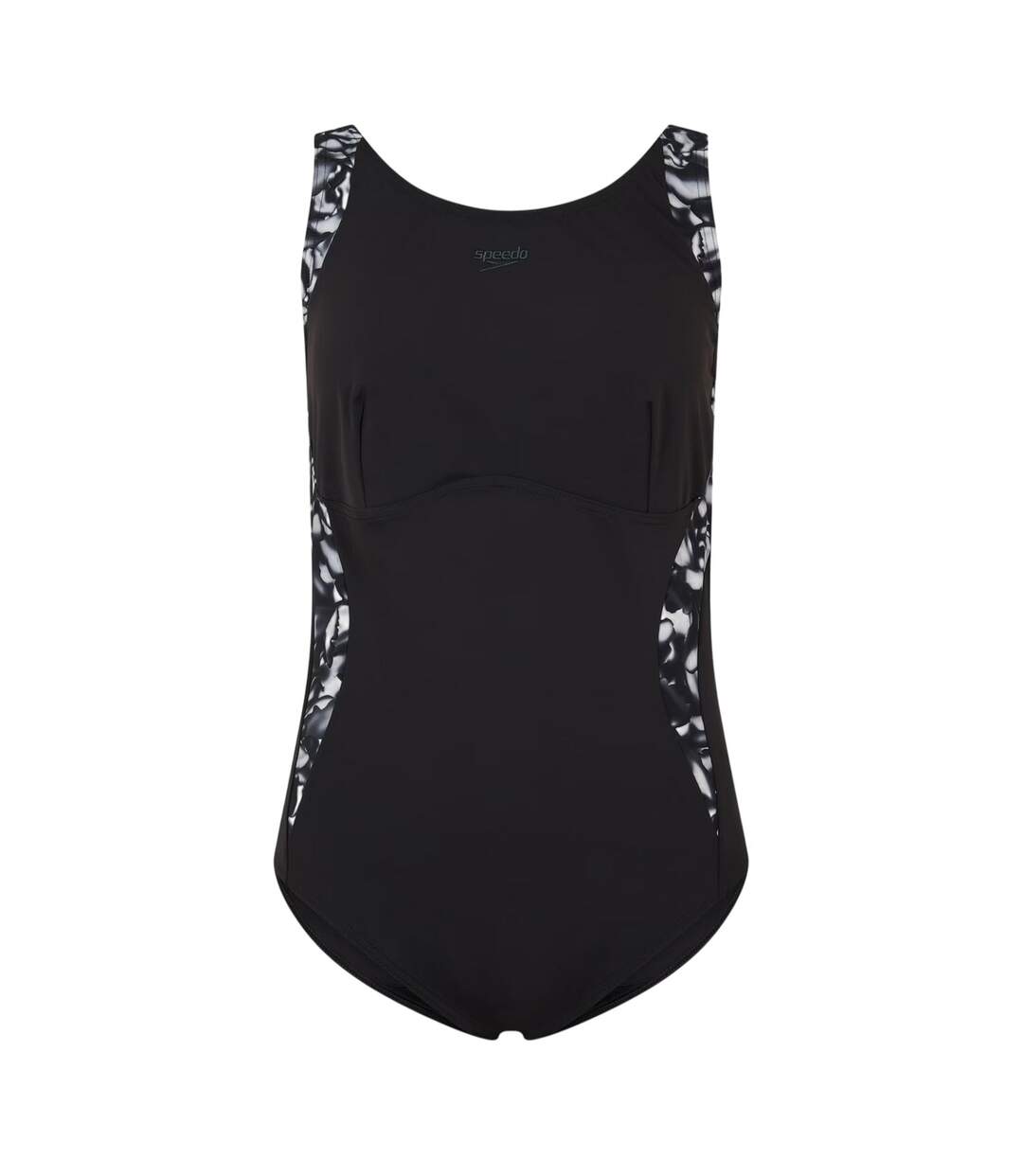 Maillot De Bain 1 Pièce Motif/style Logo Et Abstrait Femme Noir Blanc Abstrait Speedo-1