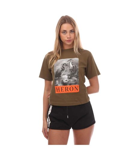 T-shirt Hpny Femme Olive Heron Preston