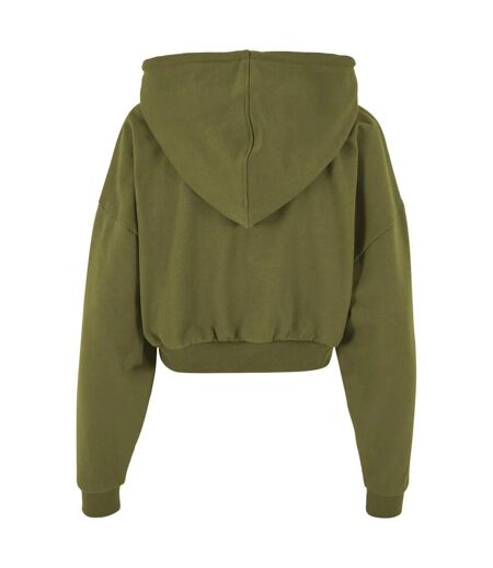 Sweat à capuche femme olive Urban Classics