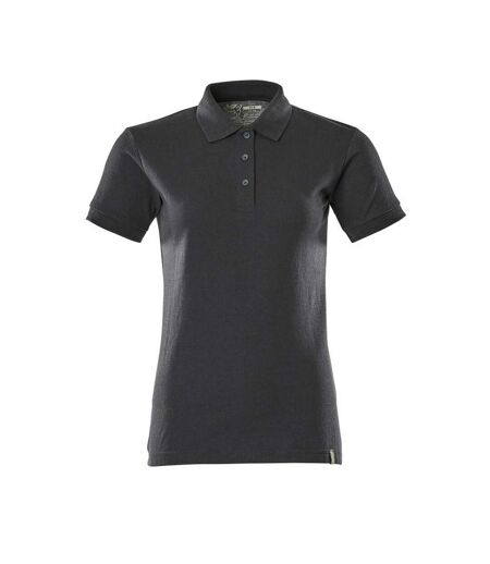 Womens/ladies Crossover Polo Shirt Dark Navy Mascot