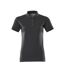 Womens/ladies Crossover Polo Shirt Dark Navy Mascot-1