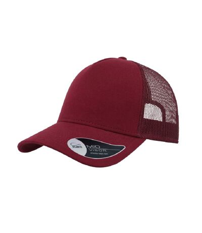 Casquette trucker rapper adulte bordeaux Atlantis