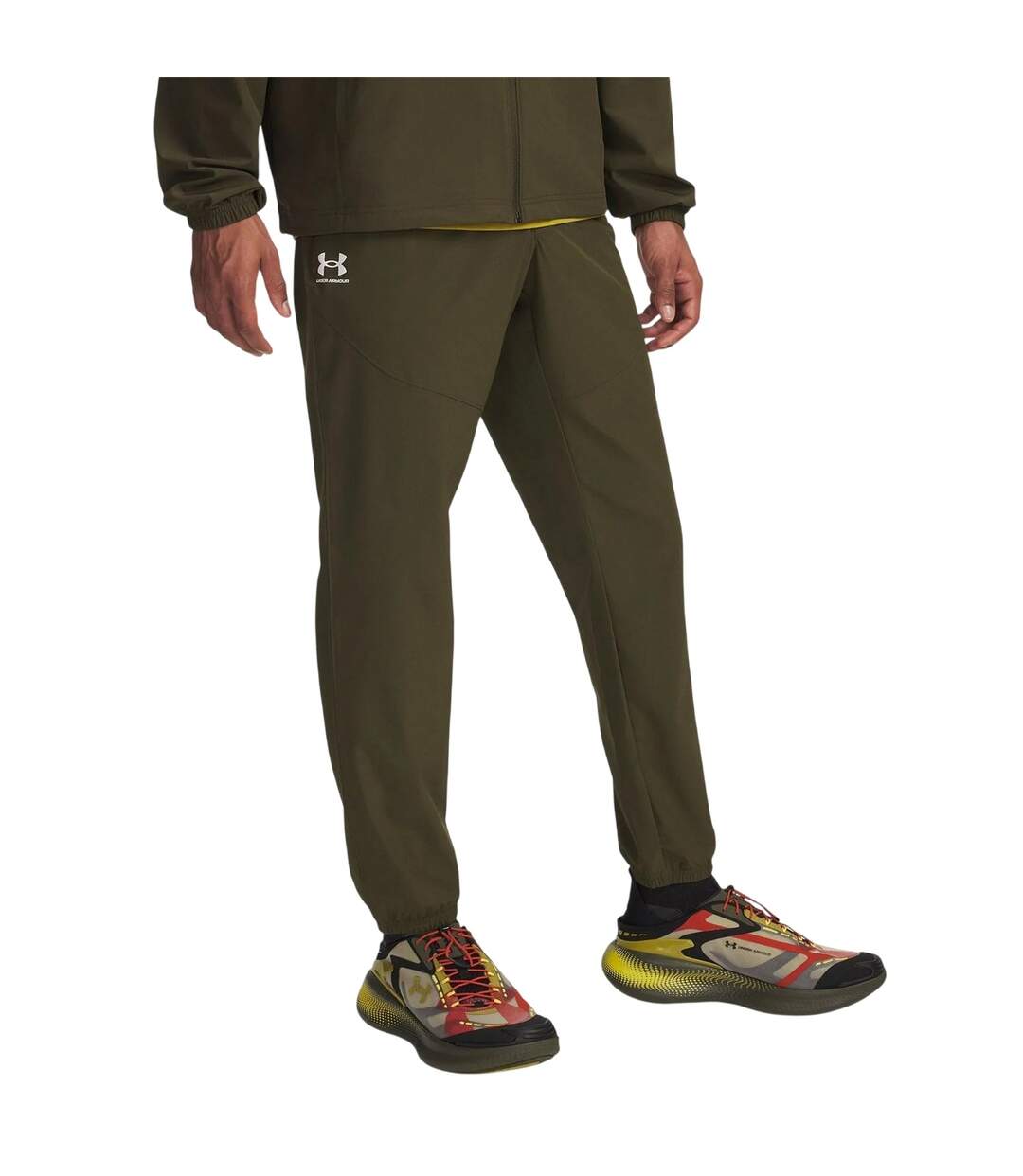 Mens Vibe Relaxed Fit Joggers Green Under Armour-2