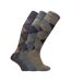3 Pack Mens Extra Long Knee High Argyle Lambs Wool Socks-1