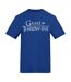 Unisex Adult Novelty T-shirt Blue Game Of Thrones-1