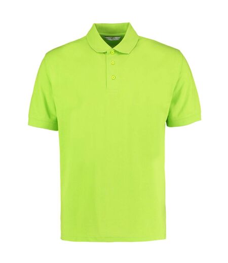 Polo À Manches Courtes Homme Vert Citron Kustom Kit