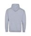 Sweatshirt varsity homme gris chiné / noir Awdis-2