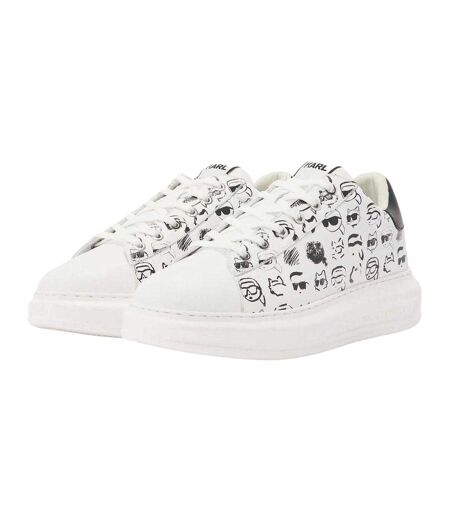 Baskets Motif/style Visages Homme Blanc Noir Karl Lagerfeld