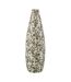 Vase Déco en Porcelaine Yezi 53cm Vert & Blanc-1