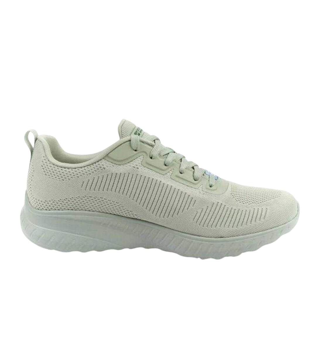 Baskets Motif/style Face À Face Bobs Squad Chaos Femme Vert Skechers-1
