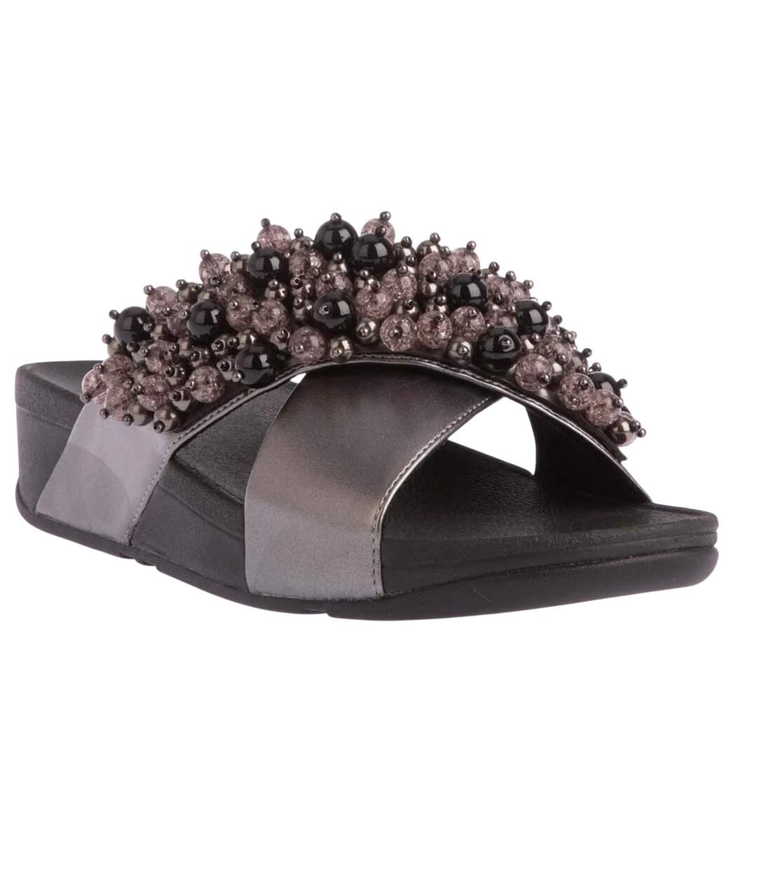 Sandales lulu femme gris / noir FitFlop-1