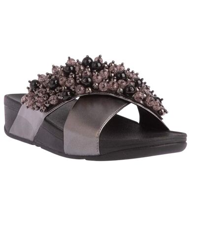 Sandales lulu femme gris / noir FitFlop