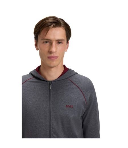 Veste À Capuche Mix&match Homme Anthracite Boss