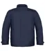 B&c Mens Real+ Premium Windproof Thermo-isolated Jacket Revêtement Pu Imperméable Bleu Marine B And C-1