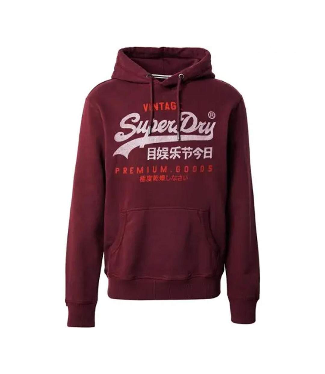 Sweat bordeaux homme superdry vl-1