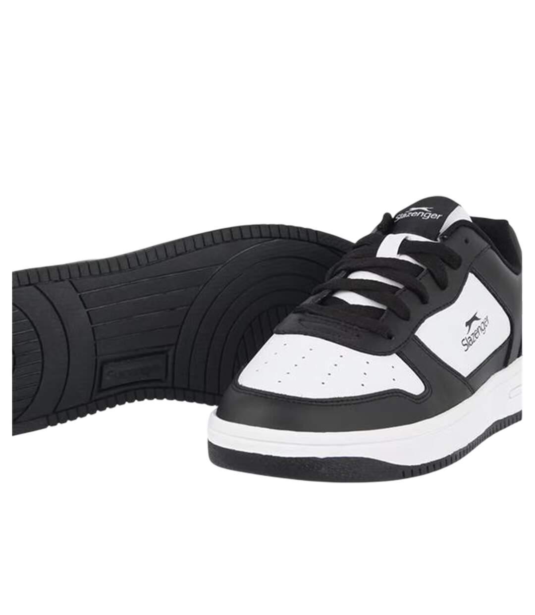 Baskets Femme Noir Blanc Slazenger-4