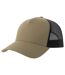 Rapper 5 panel cotton sustainable trucker cap khaki/black Atlantis-1