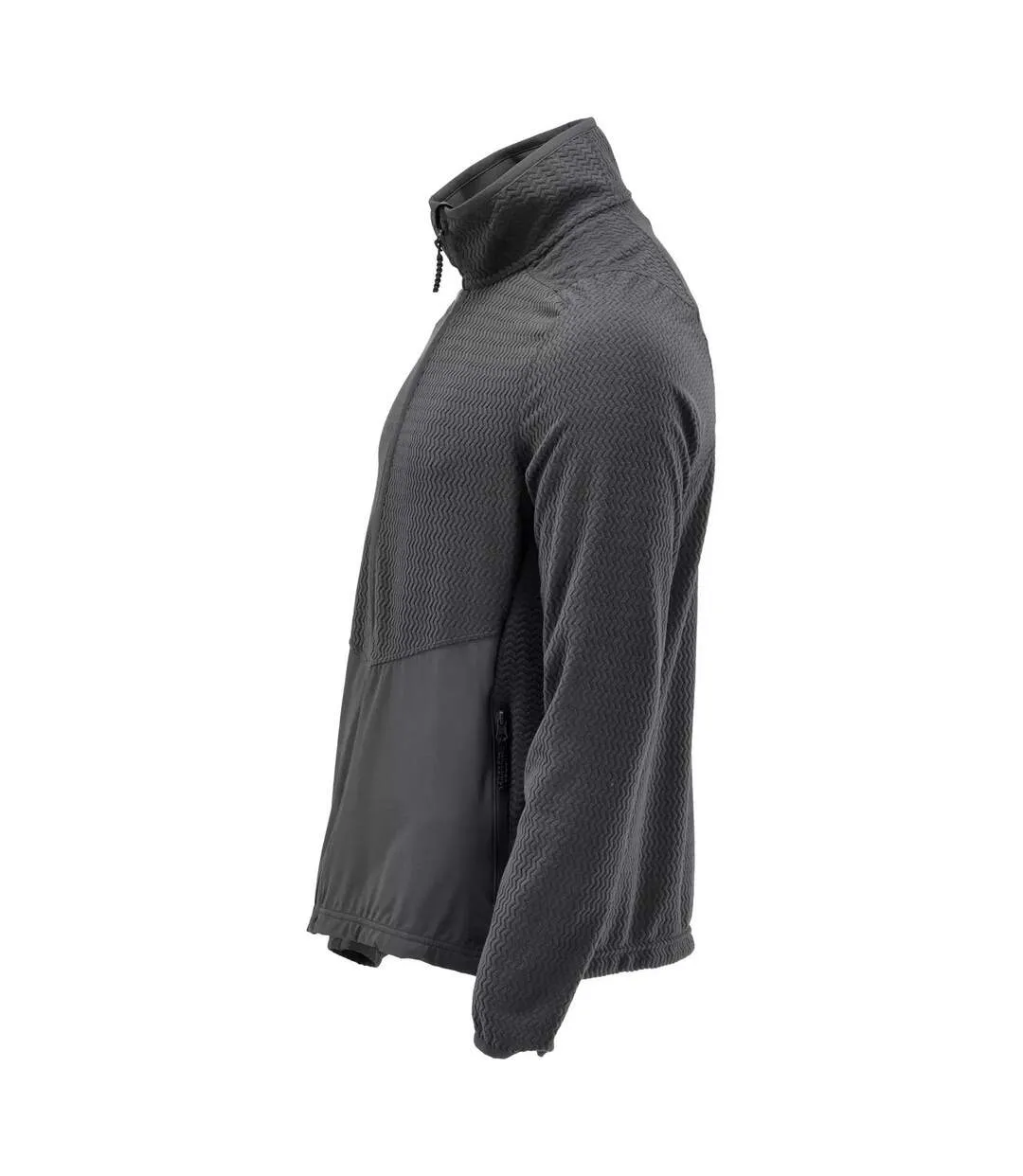 Mens Customised Patterned Fleece Jacket Stone Grey Mascot-3
