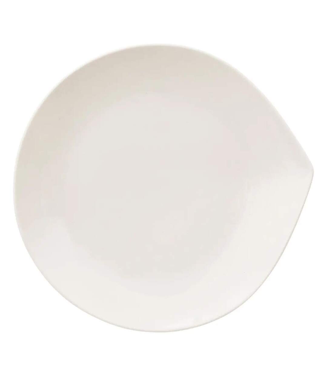 Lot de 6 Assiettes à Dessert Goutte 21cm Blanc-1