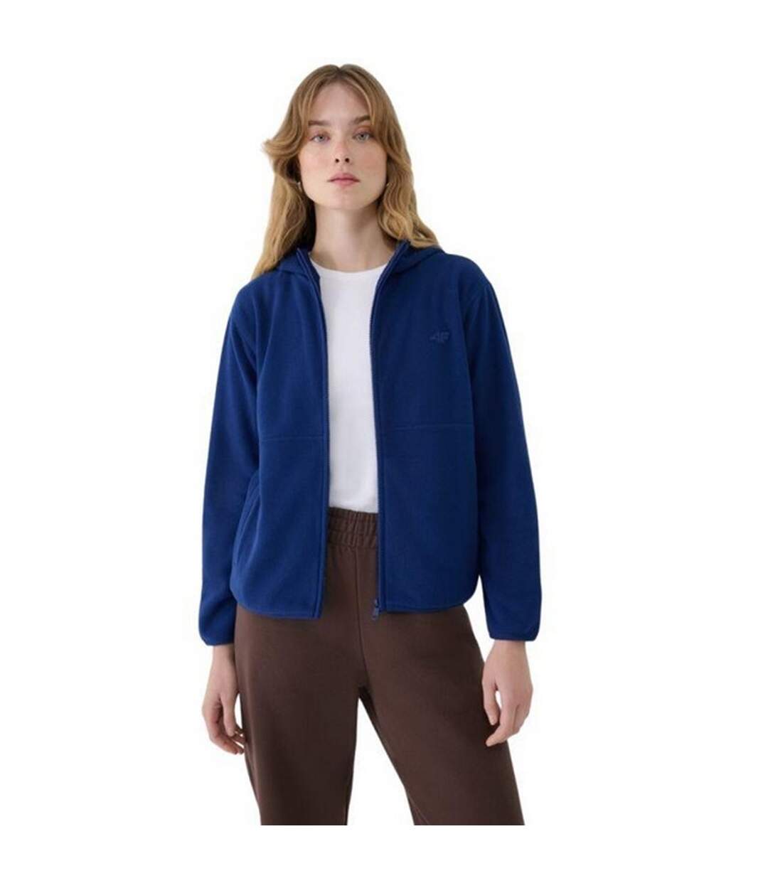 Veste À Capuche F323 Femme Bleu Marine 4F-1