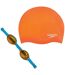 Ensemble Lunettes De Natation Jet V2 Orange Fluo Rose Speedo-2